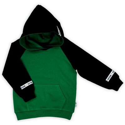 Chłopięca bluza dresowa z kapturem zielona Nicol,r.98 Chłopięca bluza dresowa z kapturem zielona Nicol,r.98
