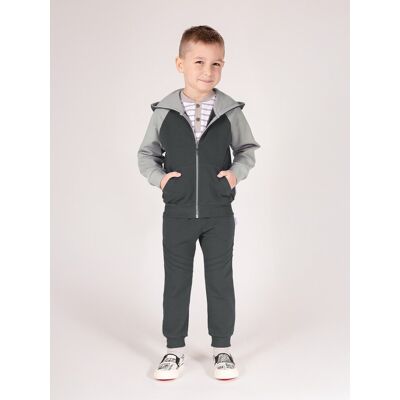 Chłopięca Bluza Rozpinana Szara Nicol,R.104 Chłopięca Bluza Rozpinana Szara Nicol,R.104