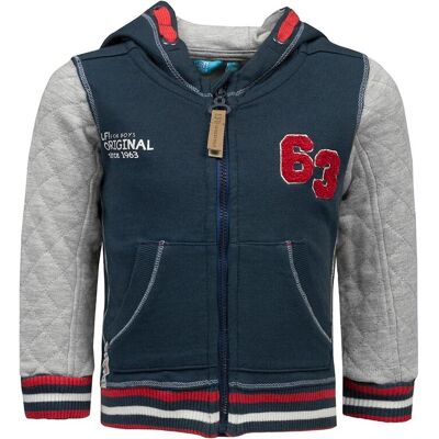 Chłopięca niebieska bluza z kapturem Lief r.98 Chłopięca niebieska bluza z kapturem Lief r.98