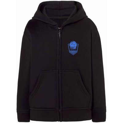 Chłopięca rozpinana bluza z kapturem Astronauta & Dinozaur czarna Tup Tup Chłopięca rozpinana bluza z kapturem Astronauta & Dinozaur czarna Tup Tup