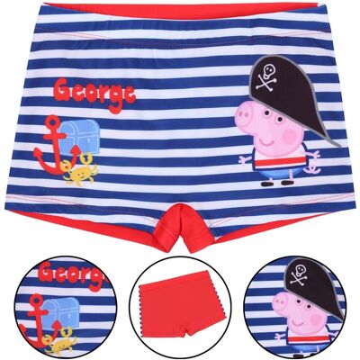 sarcia.eu Chłopięce, czerwono-granatowe kąpielówki George, Świnka Peppa 6-8 lat 116-128 cm sarcia.eu Chłopięce, czerwono-granatowe kąpielówki George, Świnka Peppa 6-8 lat 116-128 cm