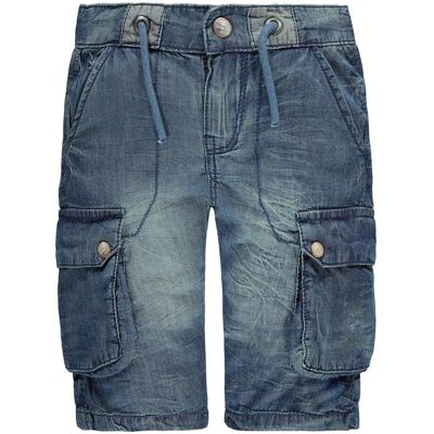 Chłopięce spodnie bermudy jeansowe niebieskie Kanz r.104 Chłopięce spodnie bermudy jeansowe niebieskie Kanz r.104