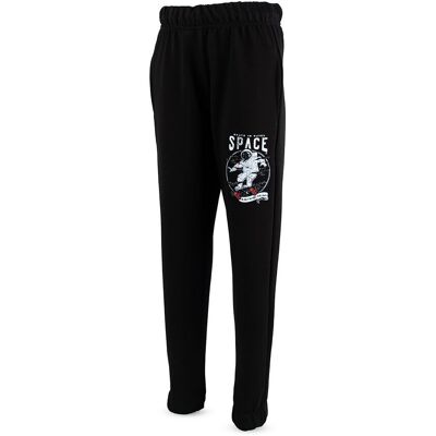 Chłopięce spodnie dresowe Space czarne Tup Tup r.128 Chłopięce spodnie dresowe Space czarne Tup Tup r.128