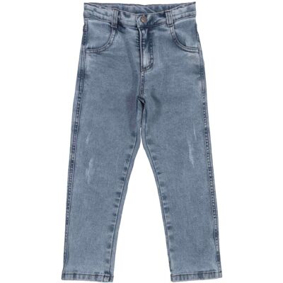 Chłopięce spodnie jeansowe niebieskie Up Baby r.80 Chłopięce spodnie jeansowe niebieskie Up Baby r.80