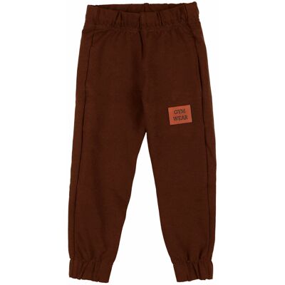 Chłopięce spodnie ocieplane gym wear brązowe Tup Tup r.116 Chłopięce spodnie ocieplane gym wear brązowe Tup Tup r.116