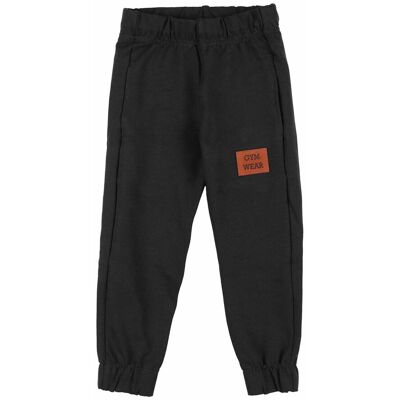 Chłopięce spodnie ocieplane GYM WEAR czarne Tup Tup r.104 Chłopięce spodnie ocieplane GYM WEAR czarne Tup Tup r.104