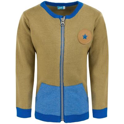 Chłopięcy sweter chłopięcy rozpinany niebieski Lief r.62 Chłopięcy sweter chłopięcy rozpinany niebieski Lief r.62