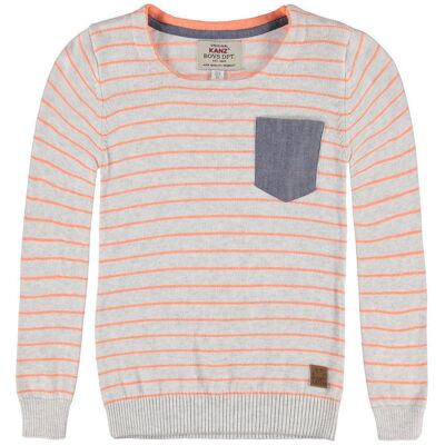 KFG Chłopięcy Sweter, szary, rozmiar 110 KFG Chłopięcy Sweter, szary, rozmiar 110