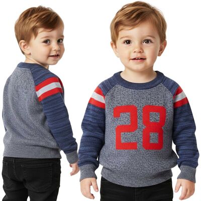 sarcia.eu CIEPŁY sweter chłopięcy, BAWEŁNIANY, SPORTOWY sweterek dla chłopca 18-24m, 92cm sarcia.eu CIEPŁY sweter chłopięcy, BAWEŁNIANY, SPORTOWY sweterek dla chłopca 18-24m, 92cm
