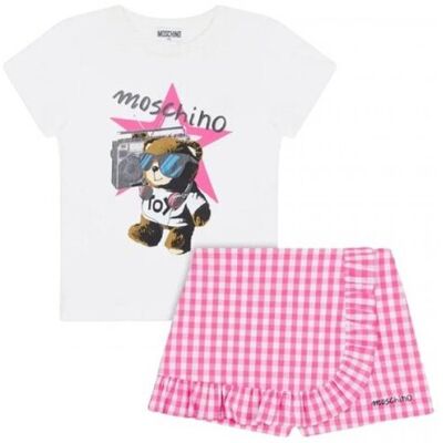 Completo Bambina Moschino Hdg01c_laa24 Completo Bambina Moschino Hdg01c_laa24