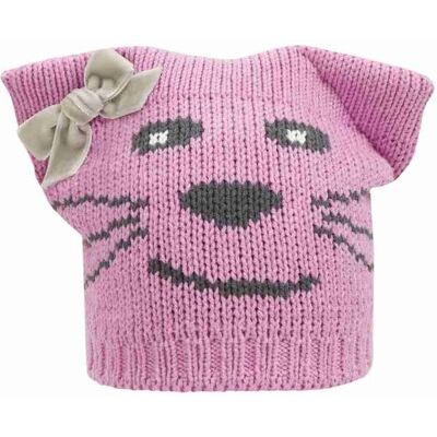 Doll Czapka dziewczęca, różowa, kotek, Döll Doll Czapka dziewczęca, różowa, kotek, Döll