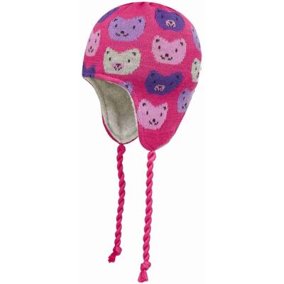 Doll Czapka dziewczęca, różowa, kotki, Döll Doll Czapka dziewczęca, różowa, kotki, Döll