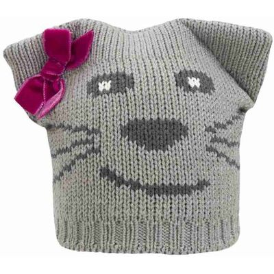 Doll Czapka dziewczęca, szara, kotek, Döll Doll Czapka dziewczęca, szara, kotek, Döll