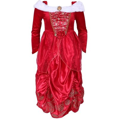 sarcia.eu Czerwona sukienka księżniczki Belli DISNEY 3-4 lat 104 cm sarcia.eu Czerwona sukienka księżniczki Belli DISNEY 3-4 lat 104 cm