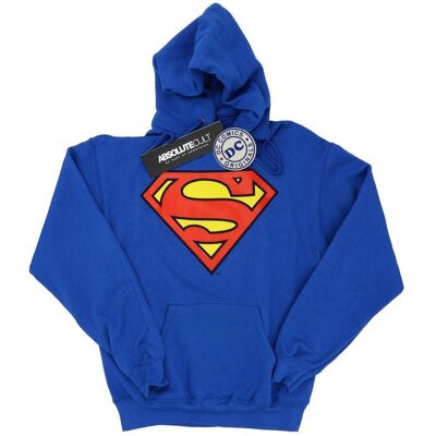 DC Comics Męska Bluza Z Kapturem Z Logo Supermana (S (52-55 Cm) / Lazurowy) DC Comics Męska Bluza Z Kapturem Z Logo Supermana (S (52-55 Cm) / Lazurowy)