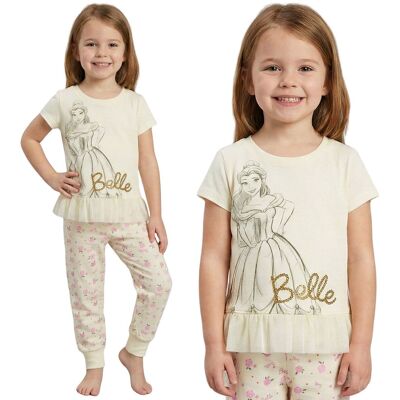 Disney Bella Bawełniana piżama dla dziewczynki, DWUCZĘŚCIOWA piżamka z krótkim rękawem 100% BAWEŁNA 4-5 lat 110 cm Disney Bella Bawełniana piżama dla dziewczynki, DWUCZĘŚCIOWA piżamka z krótkim rękawem 100% BAWEŁNA 4-5 lat 110 cm