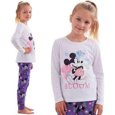 Disney Myszka Minnie Bawełniana, Biało-Fioletowa Piżama Dziewczęca, Dwuczęściowa Piżamka Z Długim Rękawem, 100% Bawełna 8 Lat 128 Cm Disney Myszka Minnie Bawełniana, Biało-Fioletowa Piżama Dziewczęca, Dwuczęściowa Piżamka Z Długim Rękawem, 100% Bawełna 8 Lat 128 Cm