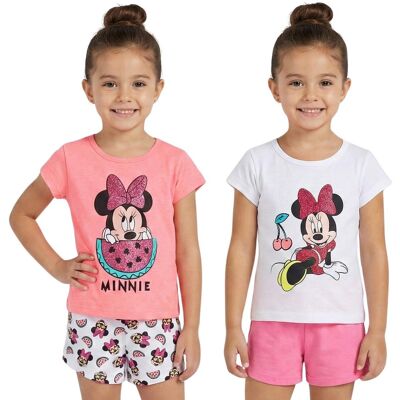Disney Myszka Minnie KOMPLET 2 sztuki - BAWEŁNIANA piżama dla dziewczynki z krótkim rękawem OEKO-TEX 100% BAWEŁNA 4-5 lat 110 cm Disney Myszka Minnie KOMPLET 2 sztuki - BAWEŁNIANA piżama dla dziewczynki z krótkim rękawem OEKO-TEX 100% BAWEŁNA 4-5 lat 110 cm