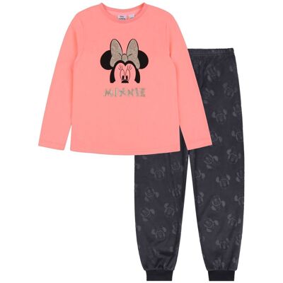 sarcia.eu Disney Myszka Minnie Piżama Dziewczęca Długie Rękawy, Szara Pomarańczowa 9-10 Lat 140 Cm sarcia.eu Disney Myszka Minnie Piżama Dziewczęca Długie Rękawy, Szara Pomarańczowa 9-10 Lat 140 Cm