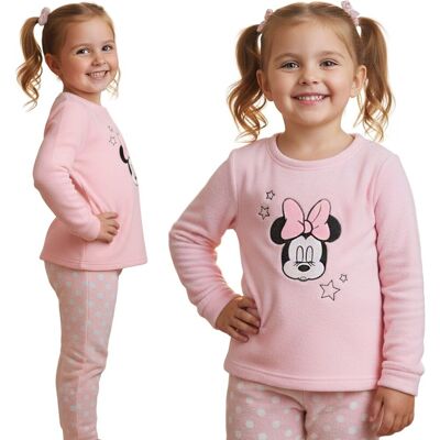 sarcia.eu DISNEY Myszka Minnie Polarowa, różowa piżama dziewczęca, DWUCZĘŚCIOWA piżamka z długim rękawem OEKO-TEX 2-3 lata 92-98 cm sarcia.eu DISNEY Myszka Minnie Polarowa, różowa piżama dziewczęca, DWUCZĘŚCIOWA piżamka z długim rękawem OEKO-TEX 2-3 lata 92-98 cm