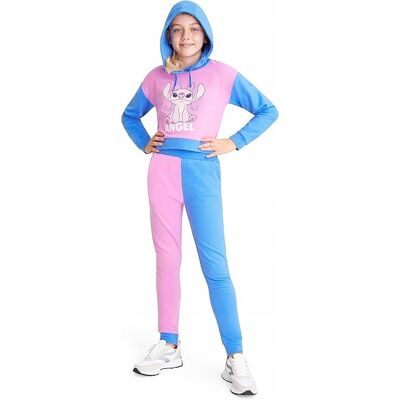 Bezmarkowe DRES DZIEWCZĘCY STITCH 164 13lat komplet bluza z kapturem + spodnie dresowe Bezmarkowe DRES DZIEWCZĘCY STITCH 164 13lat komplet bluza z kapturem + spodnie dresowe