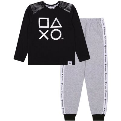 sarcia.eu Dwuczęściowa szaro-czarna piżama chłopięca PlayStation 5-6 lat 116 cm sarcia.eu Dwuczęściowa szaro-czarna piżama chłopięca PlayStation 5-6 lat 116 cm