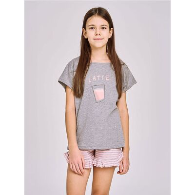 Dziewczęca Piżama Szara Taro R.146 Dziewczęca Piżama Szara Taro R.146