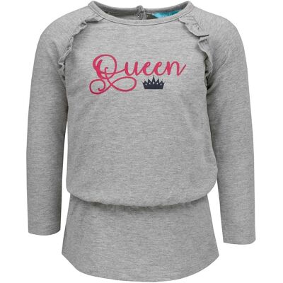 Dziewczęca sukienka z długim rękawem szara Lief r.80 Dziewczęca sukienka z długim rękawem szara Lief r.80