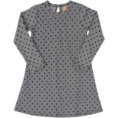 Dziewczęca sukienka z długim rękawem szara Up Baby r.86 Dziewczęca sukienka z długim rękawem szara Up Baby r.86