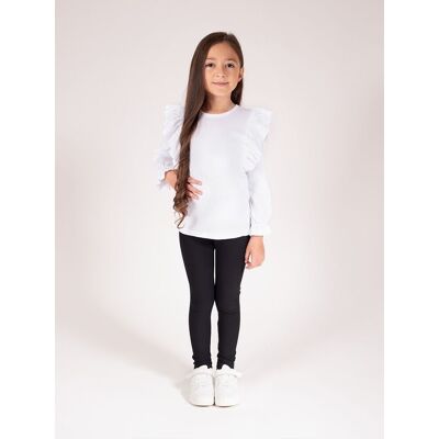 Dziewczęce legginsy bawełniane czarne Nicol,r.62 Dziewczęce legginsy bawełniane czarne Nicol,r.62
