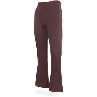 Dziewczęce legginsy dzwony gładkie brązowe Tup Tup Dziewczęce legginsy dzwony gładkie brązowe Tup Tup