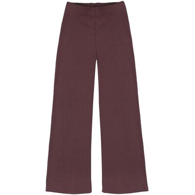 Dziewczęce legginsy dzwony w prążki brązowe Tup Tup r.116 Dziewczęce legginsy dzwony w prążki brązowe Tup Tup r.116