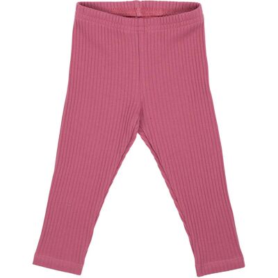 Dziewczęce legginsy prążek różowe Nicol Dziewczęce legginsy prążek różowe Nicol