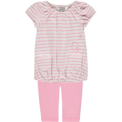 KFG Dziewczęcy komplet tunika + legginsy, szary, rozmiar 68 KFG Dziewczęcy komplet tunika + legginsy, szary, rozmiar 68
