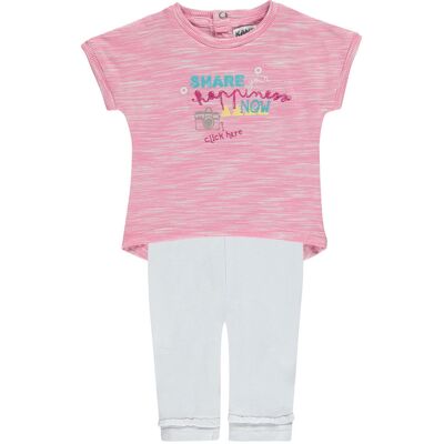 KFG Dziewczęcy komplet tunika + legginsy, wielokolorowy, rozmiar 80 KFG Dziewczęcy komplet tunika + legginsy, wielokolorowy, rozmiar 80
