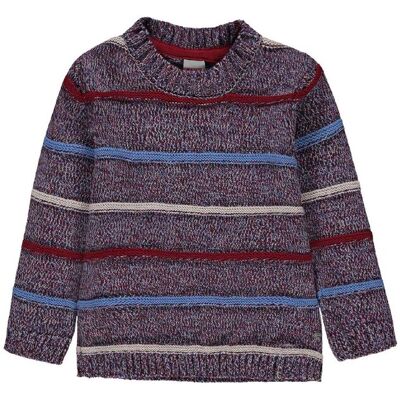 Dziewczęcy sweter nierozpinany, wielokolorowy, Kanz Dziewczęcy sweter nierozpinany, wielokolorowy, Kanz