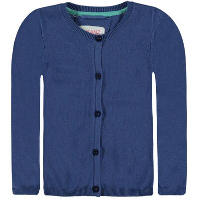 KFG Dziewczęcy Sweter Rozpinany, niebieski, rozmiar 98 KFG Dziewczęcy Sweter Rozpinany, niebieski, rozmiar 98