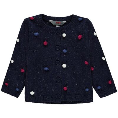 Dziewczęcy sweter rozpinany w kropki Kanz r.62 Dziewczęcy sweter rozpinany w kropki Kanz r.62