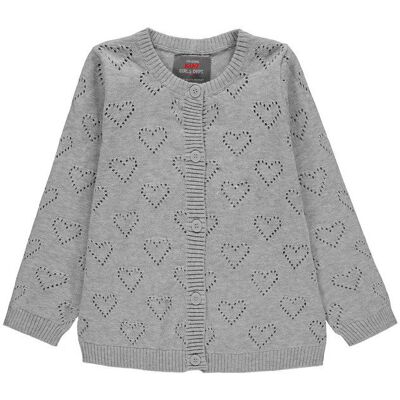 KFG Dziewczęcy Sweter, szary, rozmiar 92 KFG Dziewczęcy Sweter, szary, rozmiar 92