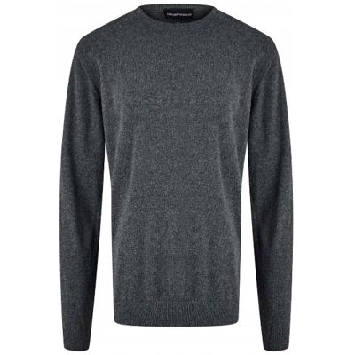 Giorgio Armani Emporio Armani Gładki Sweter z Okrągłym Dekoltem Bawełna Kaszmir 130 K_a Giorgio Armani Emporio Armani Gładki Sweter z Okrągłym Dekoltem Bawełna Kaszmir 130 K_a