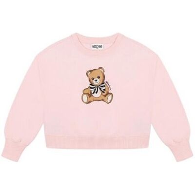 Felpa Bambina Moschino Hdf06g Felpa Bambina Moschino Hdf06g