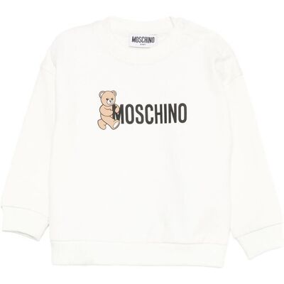 Felpa Bambino Moschino M8f03q Felpa Bambino Moschino M8f03q