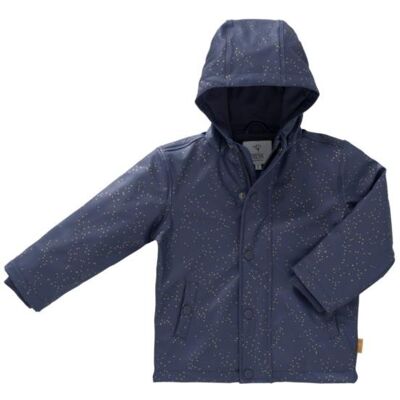 Fresk Kurtka Przeciwdeszczowa 104 Cm (4 Lata) Złote Kropki Indigo Fresk Kurtka Przeciwdeszczowa 104 Cm (4 Lata) Złote Kropki Indigo