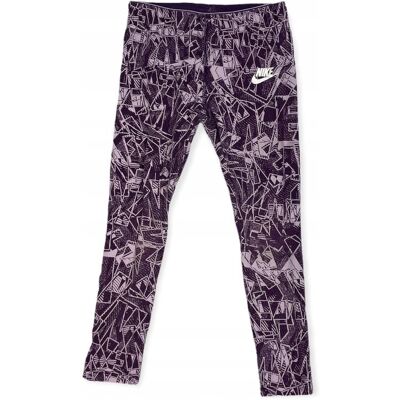 Getry legginsy dziewczęce fioletowe NIKE 6 lat Getry legginsy dziewczęce fioletowe NIKE 6 lat