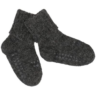 GoBabyGo antypoślizgowe skarpetki do nauki chodzenia ALPACA Dark Grey Melange 12 m+ GoBabyGo antypoślizgowe skarpetki do nauki chodzenia ALPACA Dark Grey Melange 12 m+
