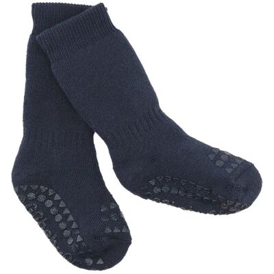 GoBabyGo antypoślizgowe skarpetki do nauki chodzenia Navy Blue 6 m+ GoBabyGo antypoślizgowe skarpetki do nauki chodzenia Navy Blue 6 m+