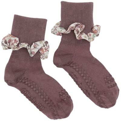 GoBabyGo skarpetki antypoślizgowe dla dziewczynki LIBERTY BAMBOO Misty Plum Donna Leigh 2 lata GoBabyGo skarpetki antypoślizgowe dla dziewczynki LIBERTY BAMBOO Misty Plum Donna Leigh 2 lata