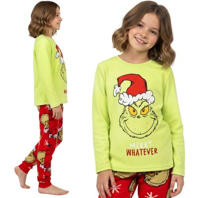 sarcia.eu Grinch WELUROWA, ŚWIĄTECZNA piżama dziewczęca, DWUCZĘŚCIOWA piżamka z długim rękawem CIEPŁA 9-10 lat 134/140 cm sarcia.eu Grinch WELUROWA, ŚWIĄTECZNA piżama dziewczęca, DWUCZĘŚCIOWA piżamka z długim rękawem CIEPŁA 9-10 lat 134/140 cm