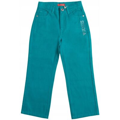 Inny producent GUESS JEANSOWE DŻINSY DZIEWCZĘCE KOLOR TURKUSOWY RURKI 122-125 GGA Inny producent GUESS JEANSOWE DŻINSY DZIEWCZĘCE KOLOR TURKUSOWY RURKI 122-125 GGA