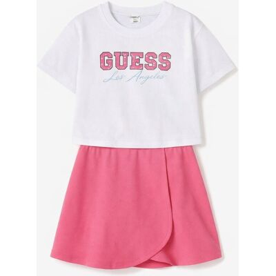 Inny producent GUESS KOMPLET RÓŻOWA SPÓDNICA Z BIAŁYM T SHIRT LOGO 167cm 1I1C Inny producent GUESS KOMPLET RÓŻOWA SPÓDNICA Z BIAŁYM T SHIRT LOGO 167cm 1I1C